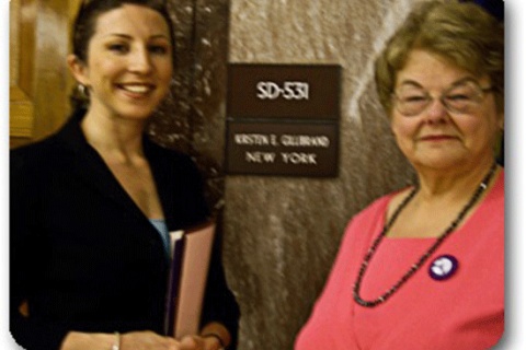 two professional lady standing